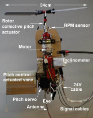 Front view of Fania rotorcraft