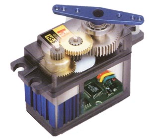 Cutaway of a HiTec servo.